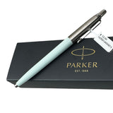 PEN-PARKER/BALL POINT/BOX/MED PARKER SIL/BLUE