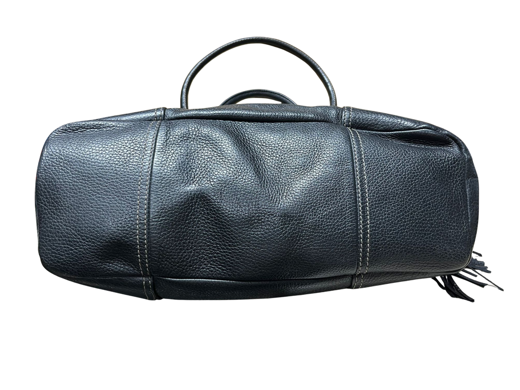 Lancel Paris Black Leather Handbag