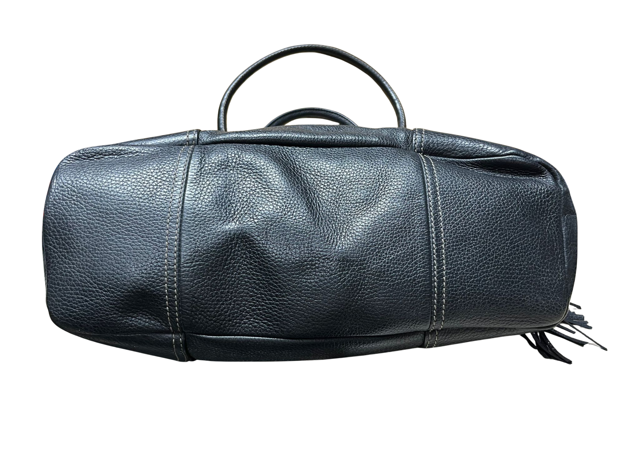 Lancel Paris Black Leather Handbag