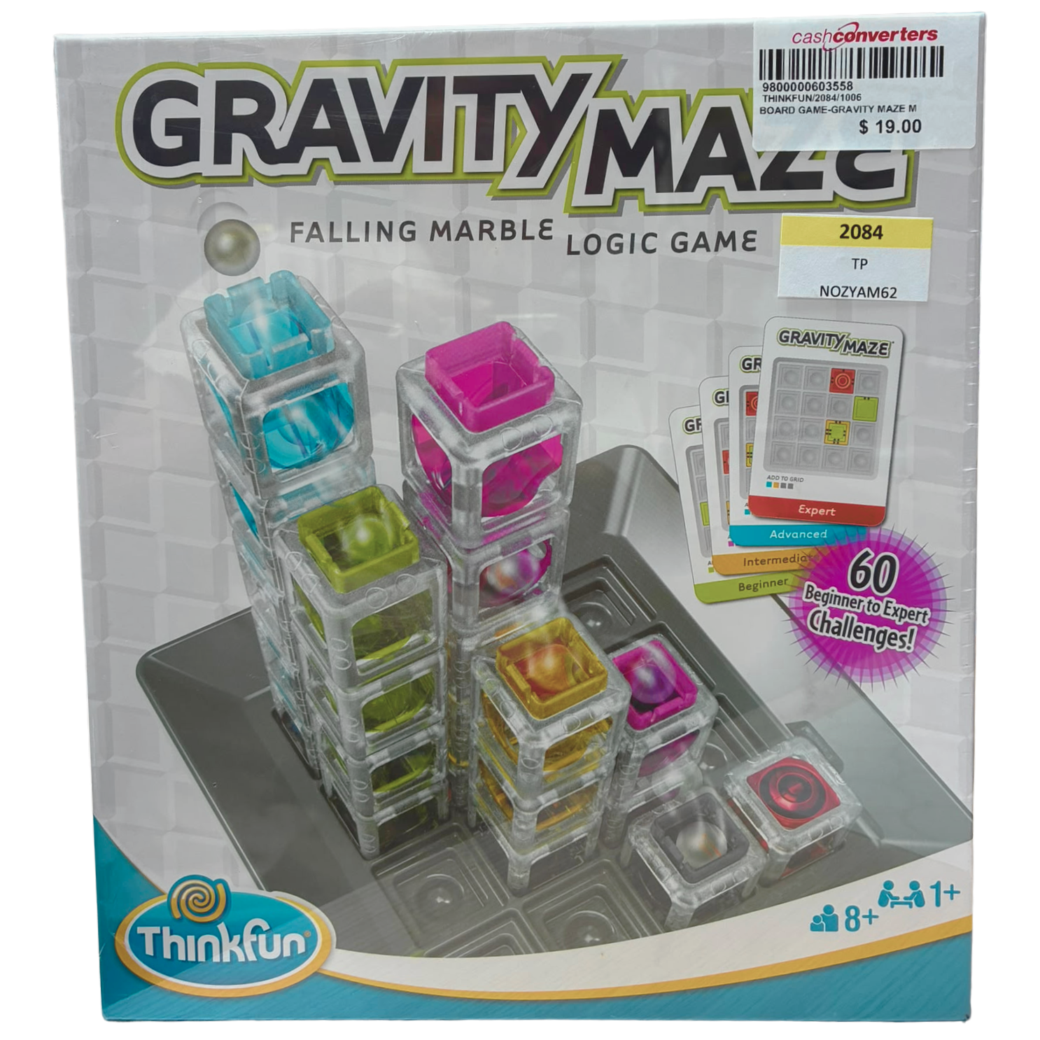 ThinkFun 1006 Gravity Maze Falling Marble Logic Game