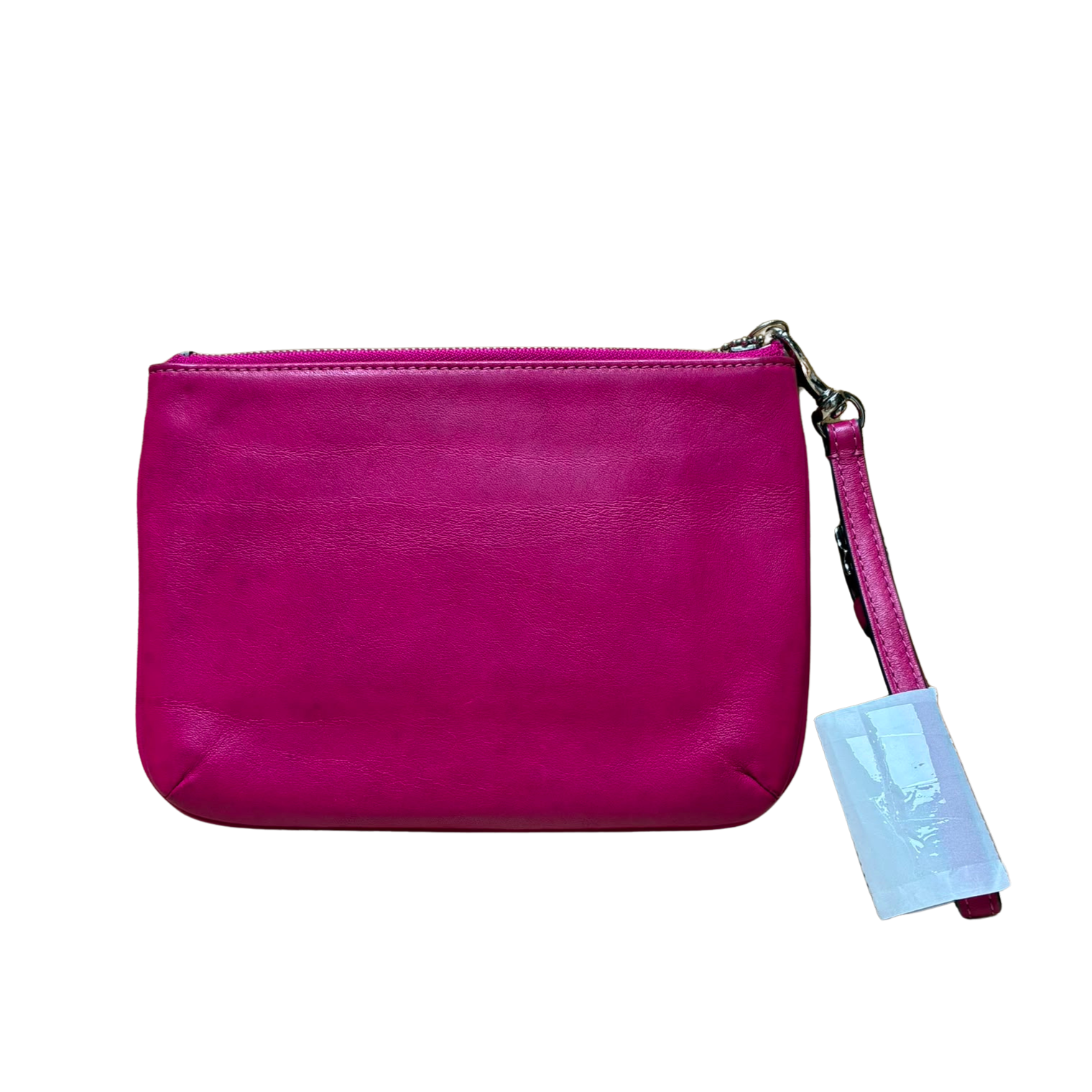 Coach Legacy Wristlet Leather Fuchsia