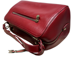Tocco Toscano TS241011 Red Leather Top Handle Shoulder Bag
