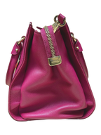 Salvatore Ferragamo Beky Tote Bag Fuchsia Saffiano Leather