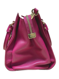 Salvatore Ferragamo Beky Tote Bag Fuchsia Saffiano Leather