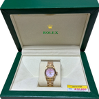 Rolex 67198 Lady Datejust 18k Yellow Gold Automatic Ladys Watch