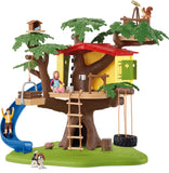 Schleich Farm World Adventure Tree House 28-piece Farm Playset for Kids Ages 3-8, 5.91x6.3x7.09inch