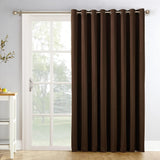 Sun Zero Easton Extra-Wide Blackout Grommet Sliding Patio Door Curtain Panel