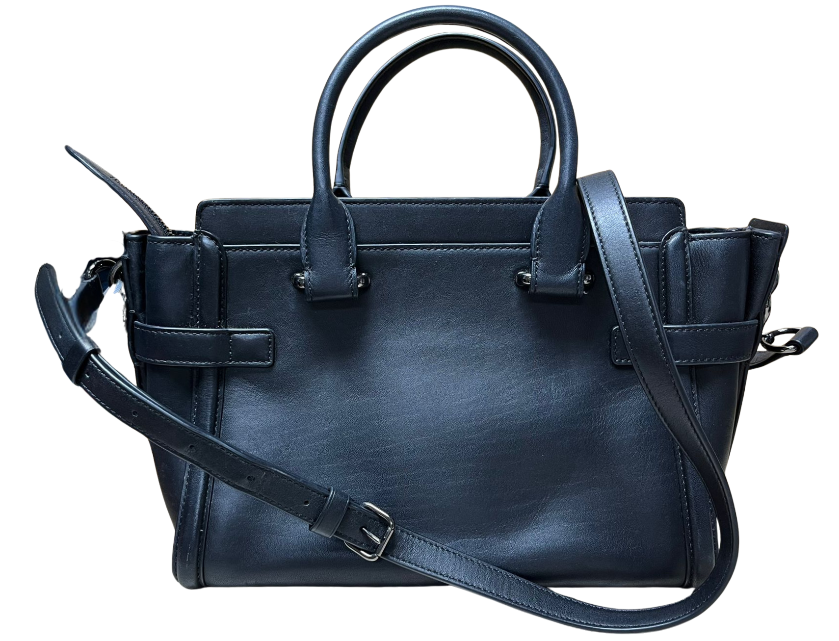 Coach Swagger 27 Black Leather Handbag Secondary image