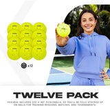 Franklin Sports Outdoor Pickleballs  X40 Pickleball Balls 12pc Pack