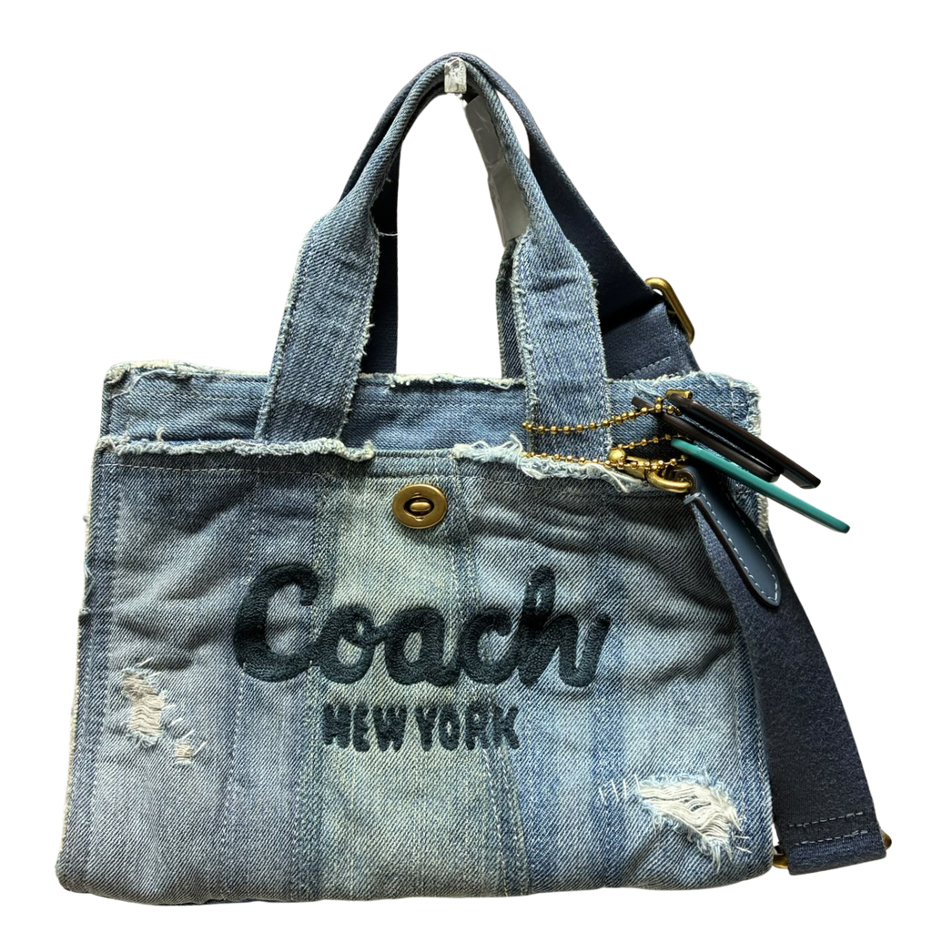 Coach L2581CCX13 Cargo Tote 26 with Repurposed Denim Patchwork