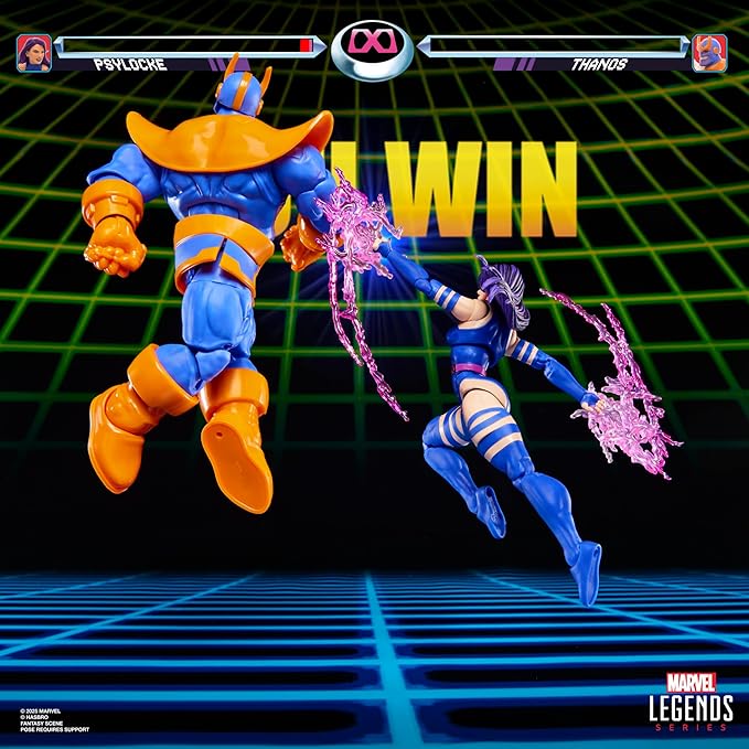 Marvel Legends Series Gamerverse Psylocke vs Thanos