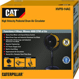 Caterpillar HVPD14AC Caterpillar Stand Fan Velocity 14in