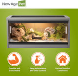 New Age Pet ECOFLEX 24"" Mojave Reptile Habitat Lounge, Grey, Small (EHRML17-05S)