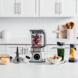Ninja Foodi Power Blender and Food Processor, 5 in 1 Ultimate Kitchen System with XL Smoothie Bowl Maker and Nutrient Extraction Cup, Coffee & Spice grinder