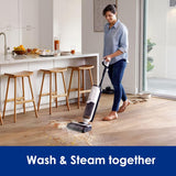 Tineco FLOOR ONE S5 Steam Cleaner Wet Dry Vacuum All-in-one, Hardwood Floor Cleaner Great for Sticky Messes, Smart Steam Mop for Hard Floors and Long Run Time