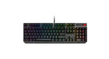 ASUS Mechanical Gaming Keyboard - ROG Strix Scope RX | Red Optical Mechanical Switches | USB 2.0 Passthrough | 2X Wider Ctrl Key for Greater FPS Precision | Aura Sync, Armoury Crate RGB Lighting,Black