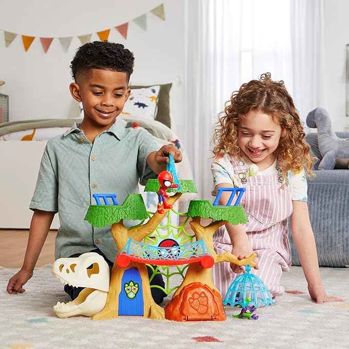 Spidey and His Amazing Friends Marvel Dino Webs Treehouse Super Hero