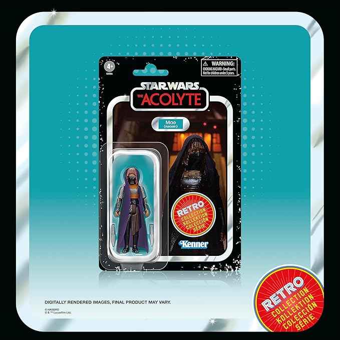 Star Wars Retro Collection The Acolyte Multipack 3.75 Inch Collectible Action Figure Secondary image