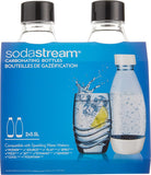 SodaStream Carbonating Bottles Twin Pack Fuse Black 0.5L