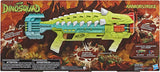 NERF DinoSquad Armorstrike Dart Blaster, 8-Dart Rotating Drum, Drop Grip, Dart Storage, 16 Elite Darts, Anklyosaurus Dinosaur Design (F5855)