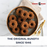 Nordic Ware 88077 Heritage Bundtlette Cakes, One Size, Gold