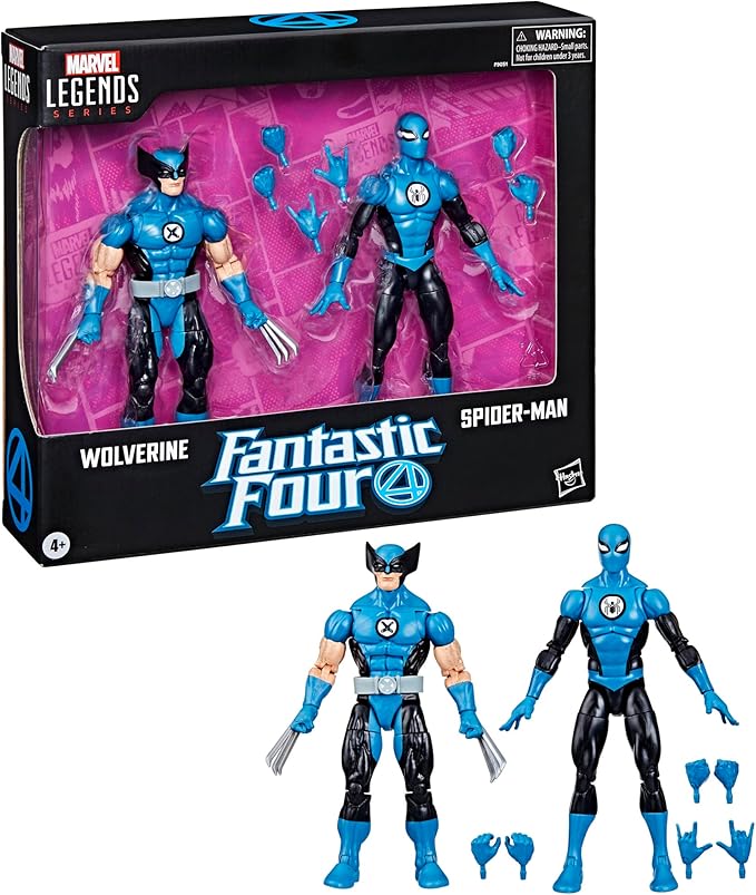 Hasbro Marvel Legends Series Wolverine and Spider-Man Figurine