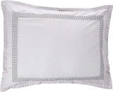 FlatIron Gramercy Sham Pillow Casing, Standard 20 x 26, White