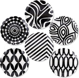 French Bull Assorted Plates 6 Piece Set Melamine Dinnerware 6in Assorted