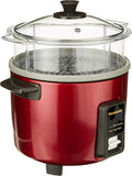 Panasonic SR-Y10FGERSH Conventional Rice Cooker, 1 L Capacity, Red