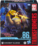 Transformers Studio Series 8615 Leader Class Transformers The Movie 1986 Dinobot Sludge Action Figure 8.5inch