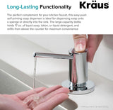 KRAUS Kitchen Soap and Lotion Dispenser in Chrome, KSD 43CH