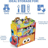 Sesame Street Delta Children Multi-Bin Toy Organizer