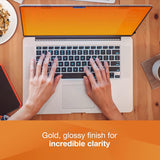 3M Gold Privacy Filter For Full Screen 15.6in Widescreen Laptop With Comply Attachment System GF156W9E