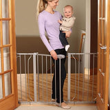 Regalo Platinum Easy Step Extra Wide Metal Walk-Through Gate