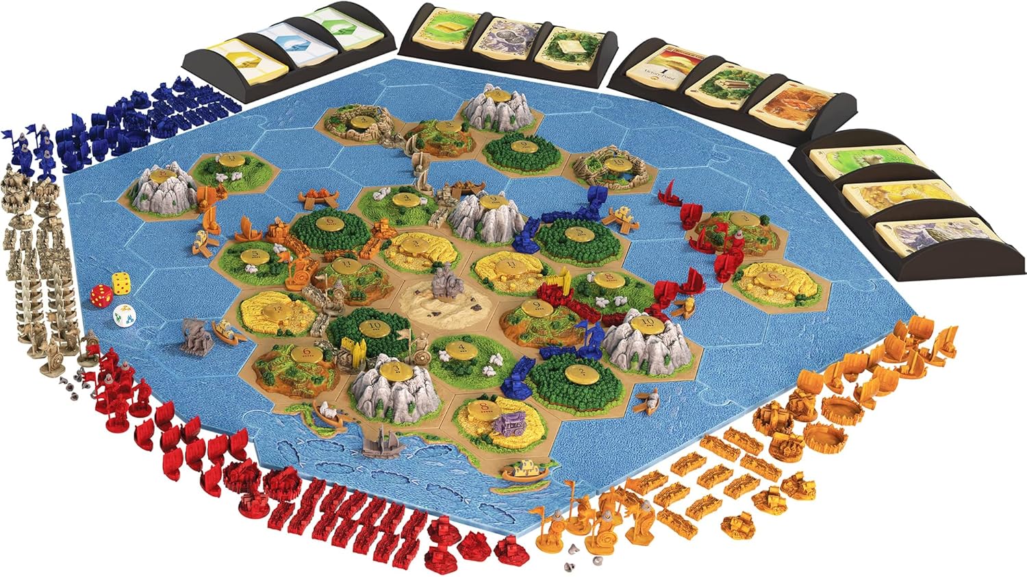 CATAN 3D Edition Seafarers Plus Cities And Knights Board Game Expansion Secondary image
