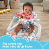 Fisher Price Sit Me Up Floor Seat Rainbow Showers Portable Baby Chair with Toys YK ke 42