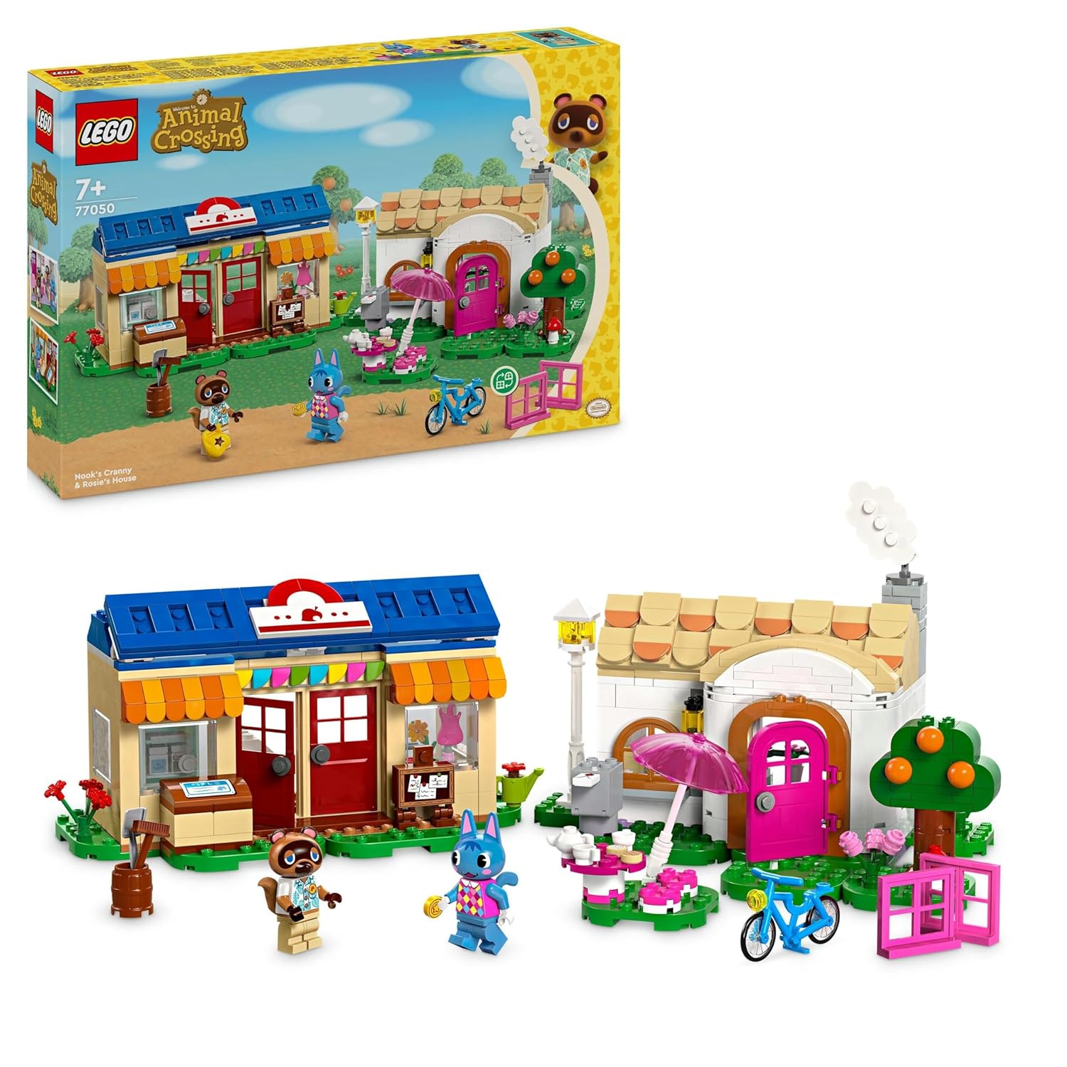 LEGO Animal Crossing 77050 Nook Shop And Rosie House Creative Building Set
