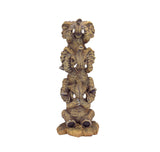 Design Toscano NG33769 Hear-No, See-No, Speak-No Evil Stacked Elephants Collectible Statue