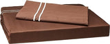 Hotelier Prestigio™ Brownie Beige Embroidery Fitted Sheet Set [Single]