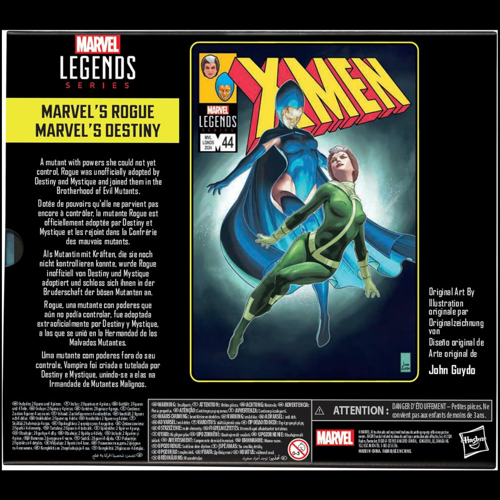 Hasbro Marvel Legends Series Marvel Rogue And Destiny XMen Comics 5.9 inch Action Figure Collection F9098