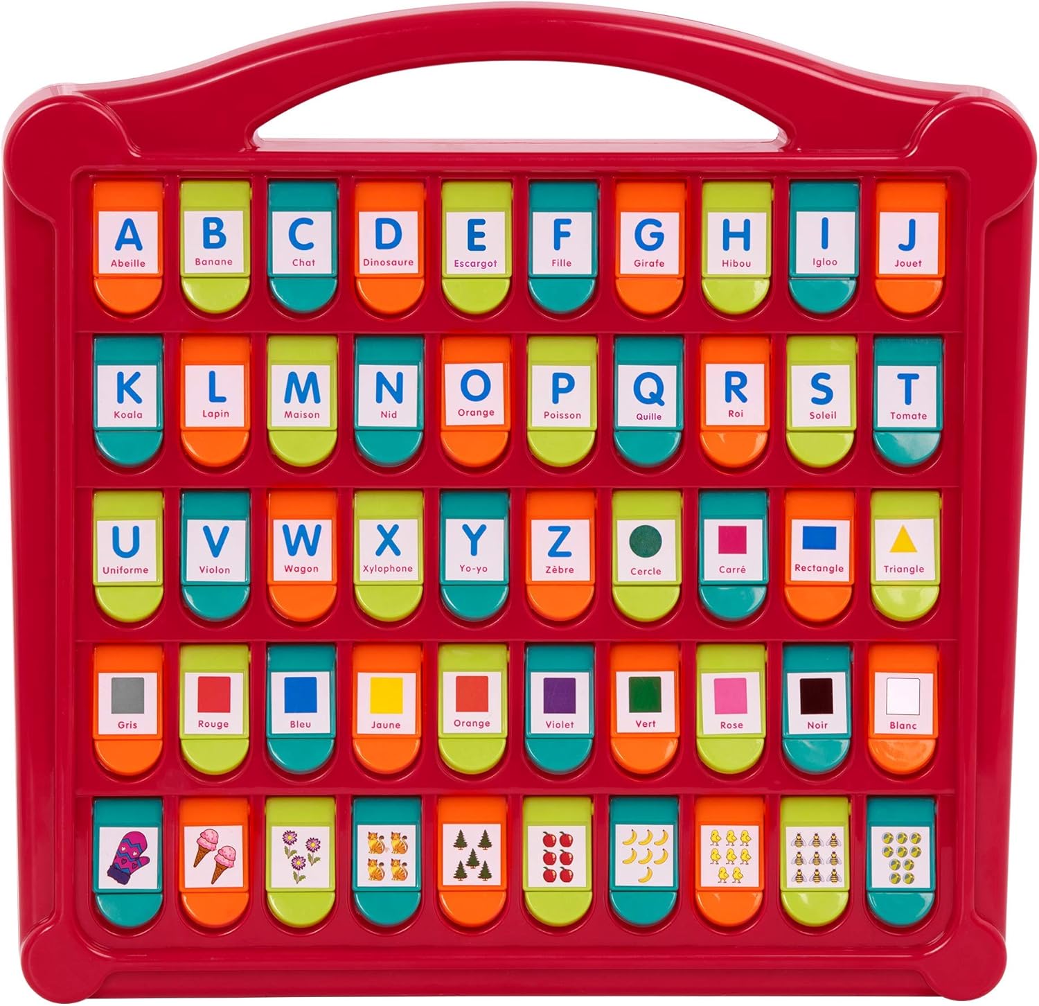 Battat Hide And Seek Cache Cache French Alphabet Main image