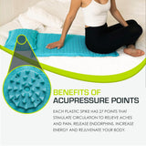 ProsourceFit Ki Acupressure Mat and Pillow Set