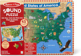 Melissa and Doug U.S.A. Sound Puzzle