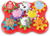 Learning Resources Build And Spin Farm Friends Fine Motor Toy 17 Piece Set Ages 2+