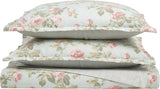 Laura Ashley Home King Duvet Cover Set Reversible Cotton Bedding With Matching Shams