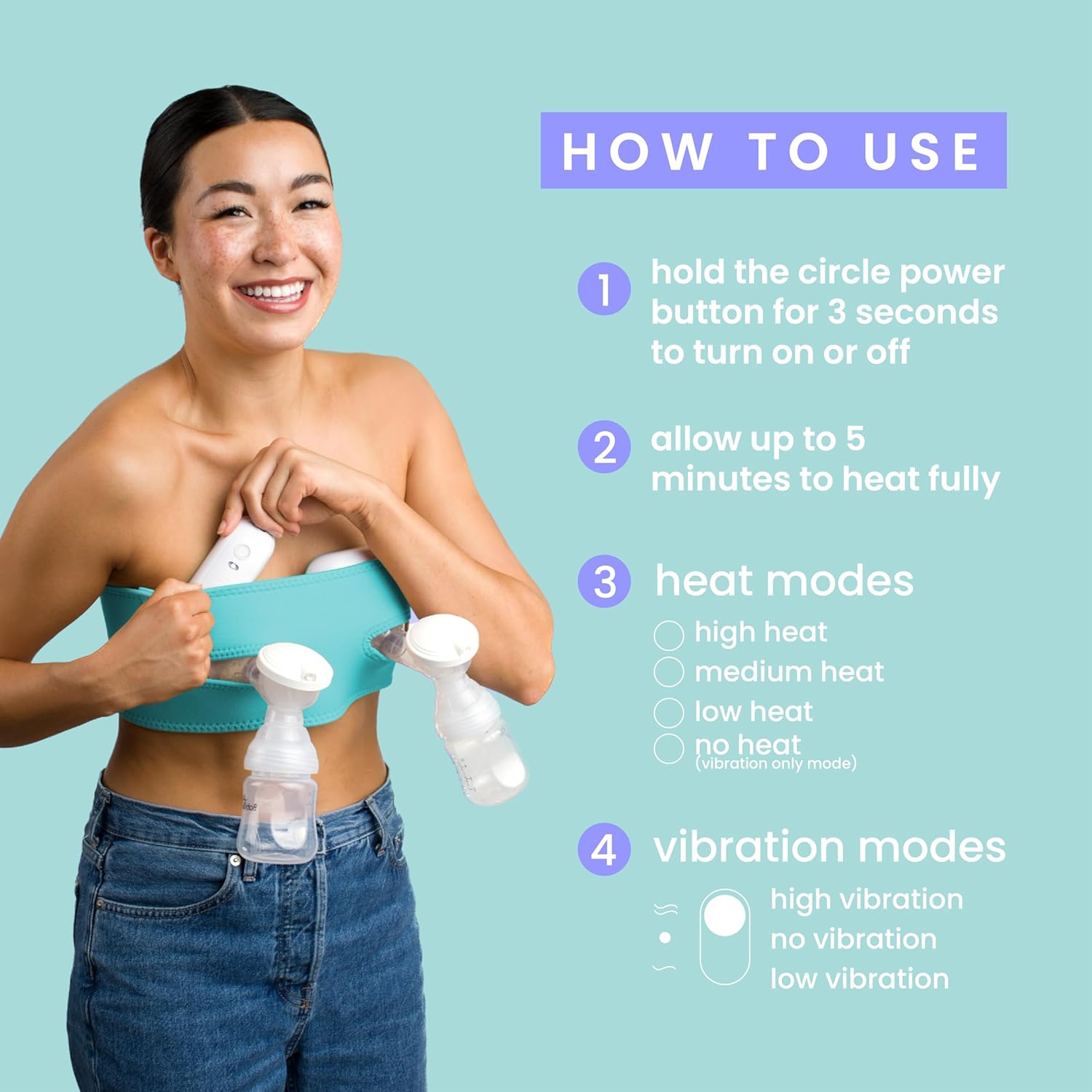 Lavie Warming Lactation Massage Pads Secondary image
