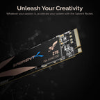 Sabrent 2TB Rocket NVMe 4.0 Gen4 PCIe M.2 Internal SSD Extreme Performance With Heatsink