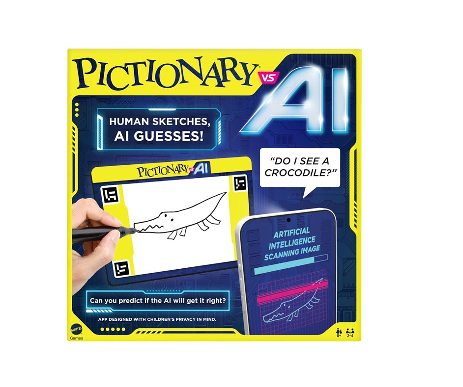 Pictionary Vs. AI Family Game For Kids And Adults And Game Night USing Artificial Intelligence