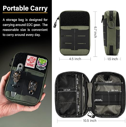 TACTICAL GEEK EDC Compact Waist Pocket Pouch