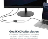 Thunderbolt 3 to Dual DisplayPort Adapter - 4K 60Hz - Mac and Windows Compatible - Thunderbolt 3 Adapter - USB C Adapter